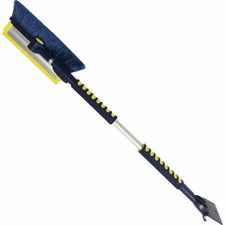 MICHELIN Avalanche 63 In. Steel Multi-Functional Telescopic Snowbrush and Ice Scraper 19208